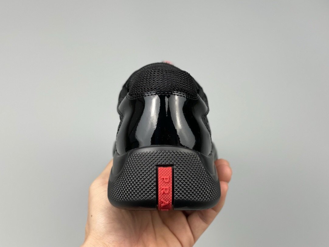 Prada Americas Cup Black Trainers