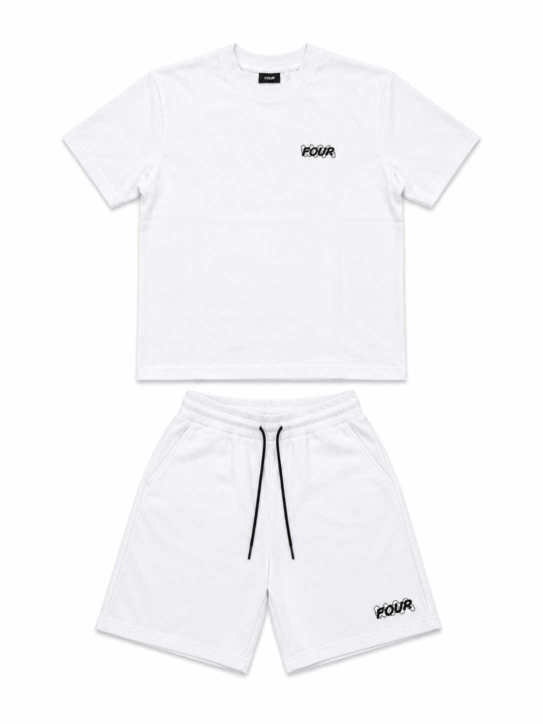 Four zomer set (T-shirt & Broekje)