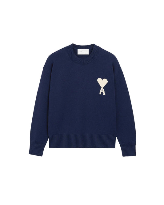 Ami Paris Heart Logo Sweater