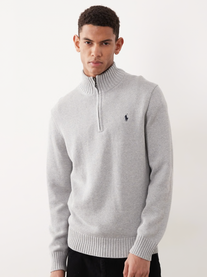 Ralph Lauren Half-Zip Sweater (Premium wol)
