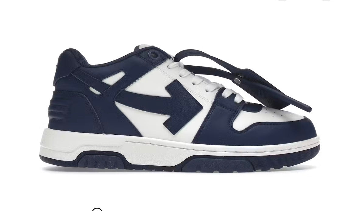Off White Out Of Office Sneakers Dark Blue