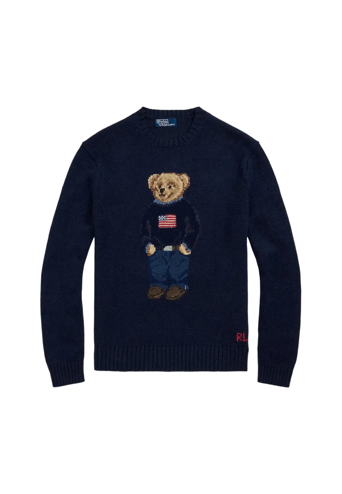 Ralph Lauren Polo Bear Trui — Marineblauw