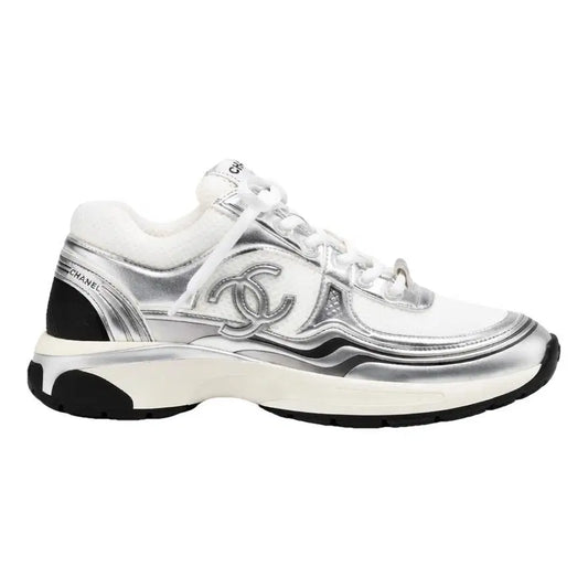 Chanel Sneakers Silver White
