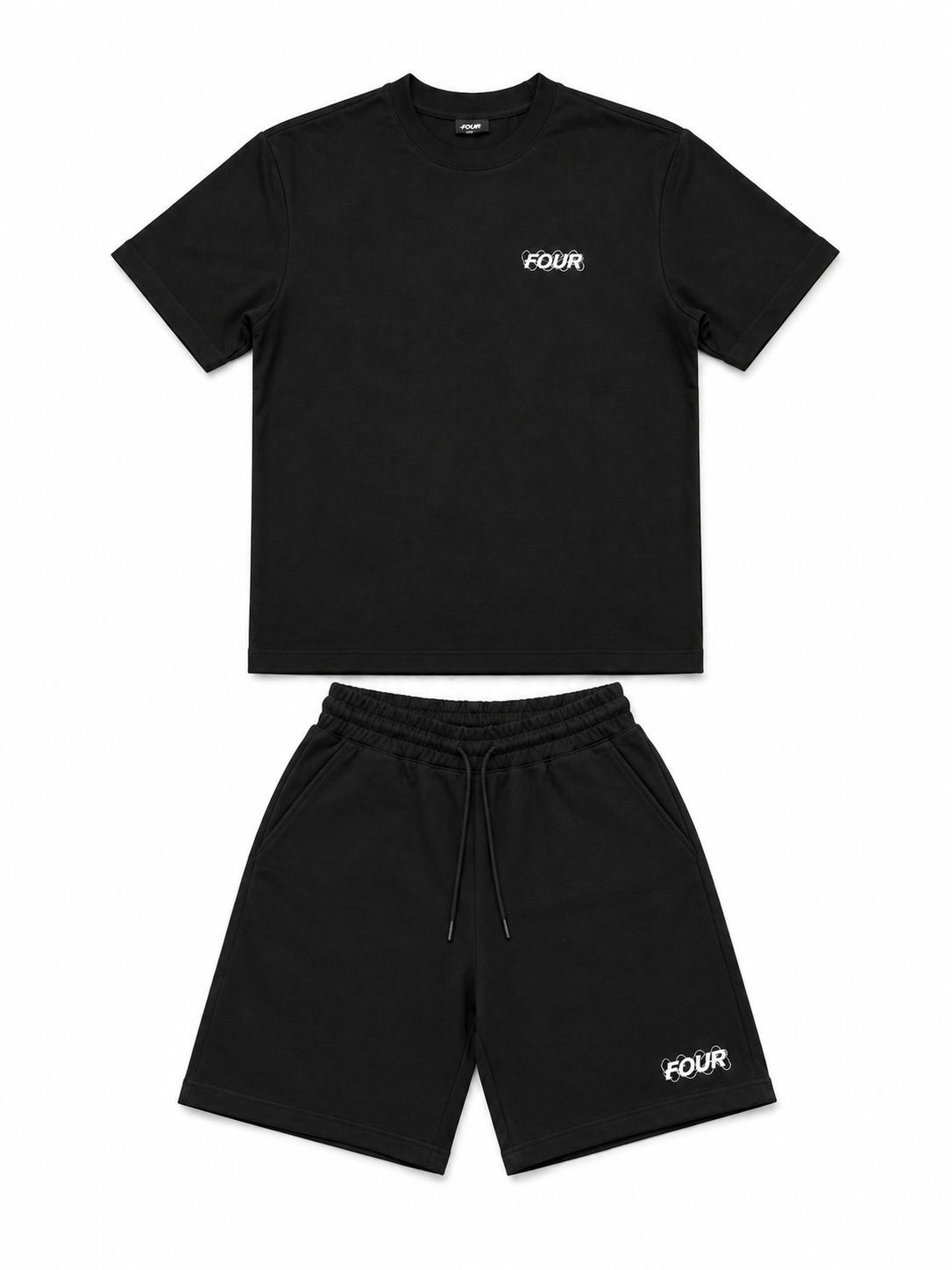 Four zomer set (T-shirt & Broekje)