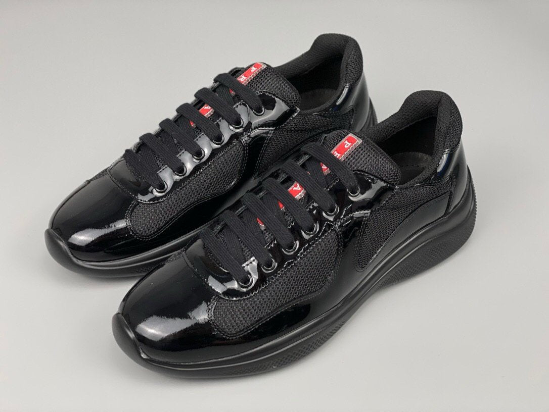 Prada Americas Cup Black Trainers
