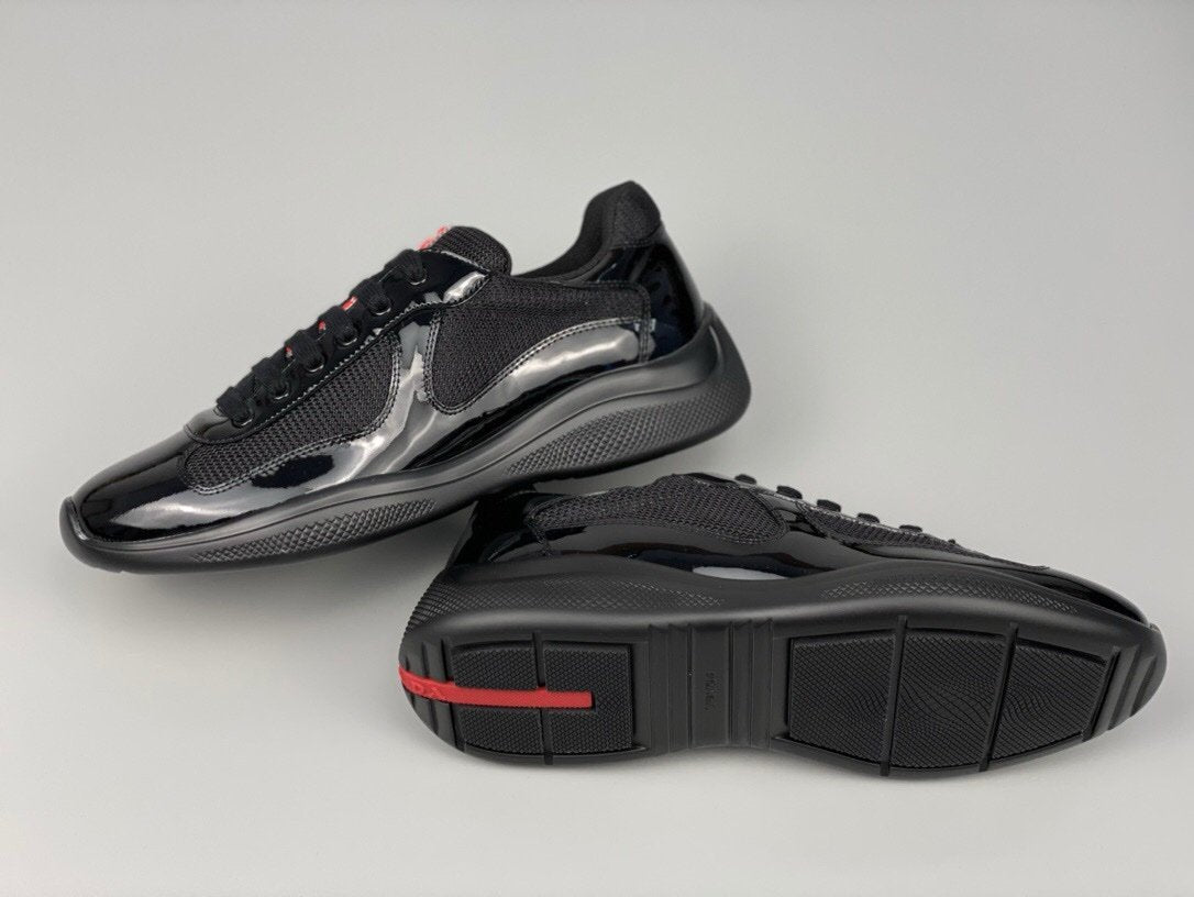 Prada Americas Cup Black Trainers