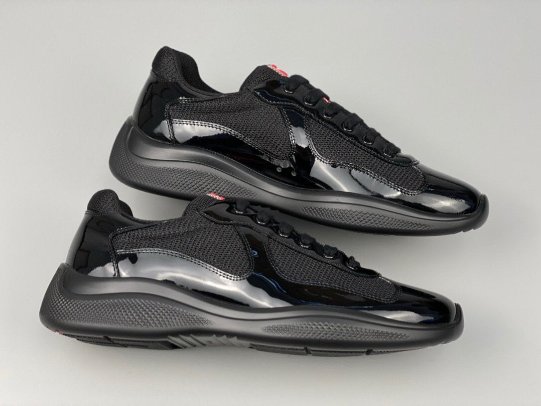 Prada Americas Cup Black Trainers