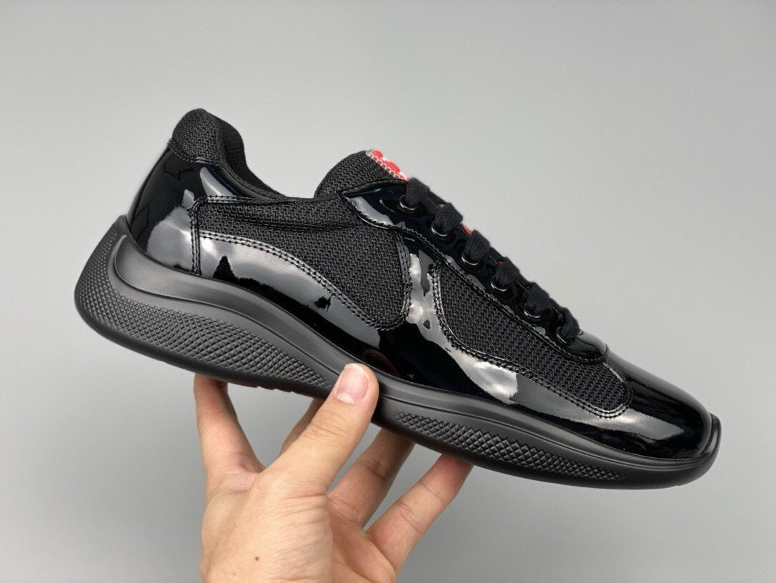 Prada Americas Cup Black Trainers