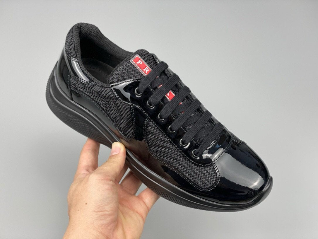 Prada Americas Cup Black Trainers