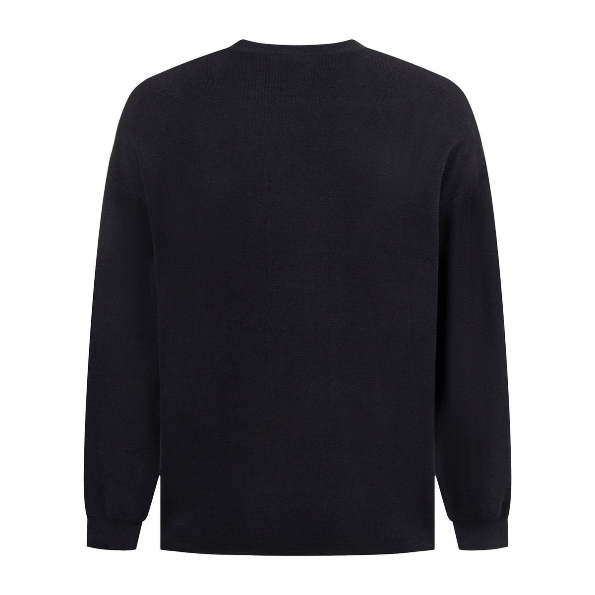 Loewe Anagram Sweater In Cotton Blend Black