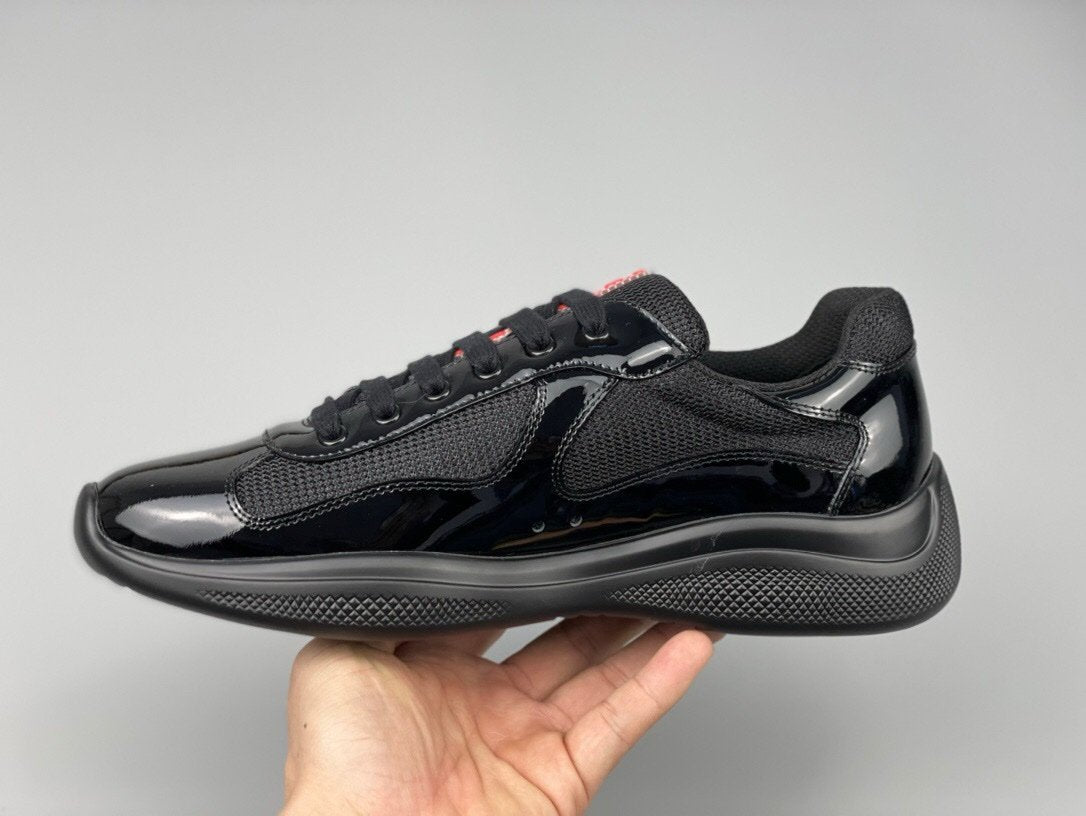 Prada Americas Cup Black Trainers